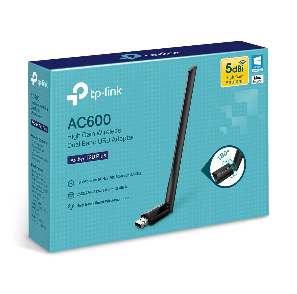 USB کارت شبکه تی پی-لینک مدل Archer T2U Plus