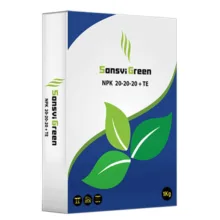 کود سانسوی گرین مدل پودری کد 20 20 20 وزن یک کیلوگرم