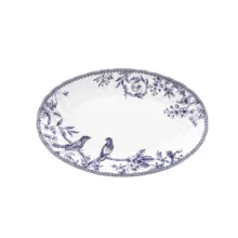 دیس پذیرایی گلد کیش طرح لوتوس مدل GK701141-1، شستشو در ماشین ظرفشویی، جنس چینی استخوان