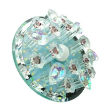 لوستر سقفی زد اف آر مدل کریستالی سه حالته کد 6881