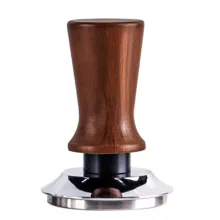تمپر قهوه مدل 51mm wood handle شیار دار