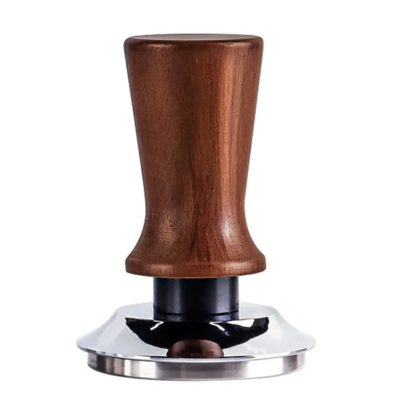تمپر قهوه مدل 51mm wood handle شیار دار