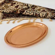 سینی مسی مدل بیضی کد ZH377.2