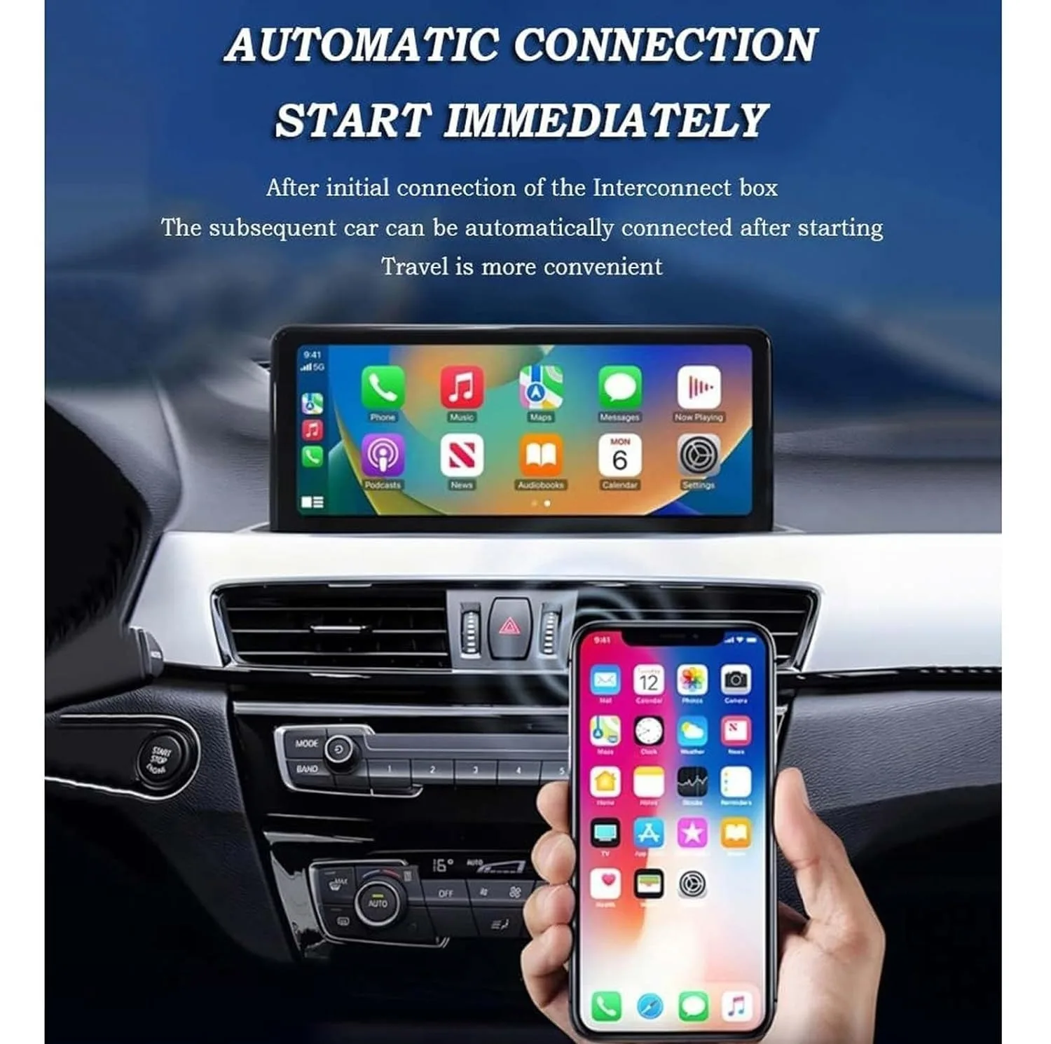 کارپلی و اندروید اتو مدل k2 2in1 Carplay/Android Auto