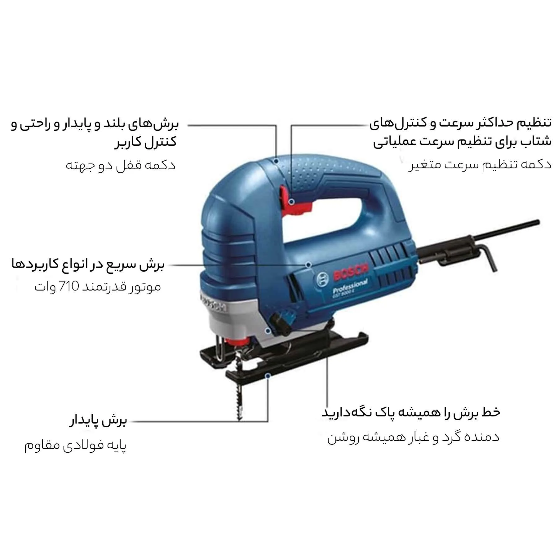 اره عمودبر بوش مدل GST 8000 E