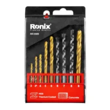 مجموعه 9 عددی مته رونیکس مدل RON-5585
