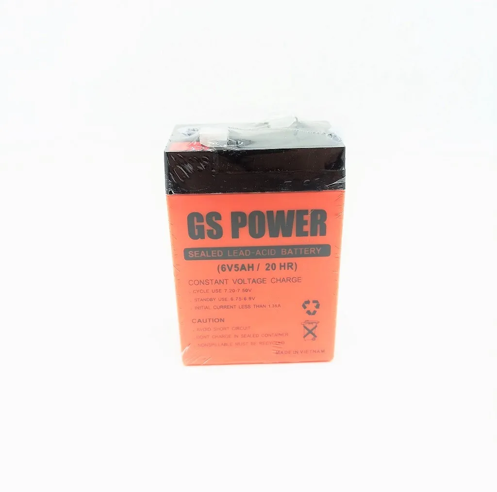 باتری سیلد لید اسید ۶ ولت ۵ آمپر مدل GS POWER