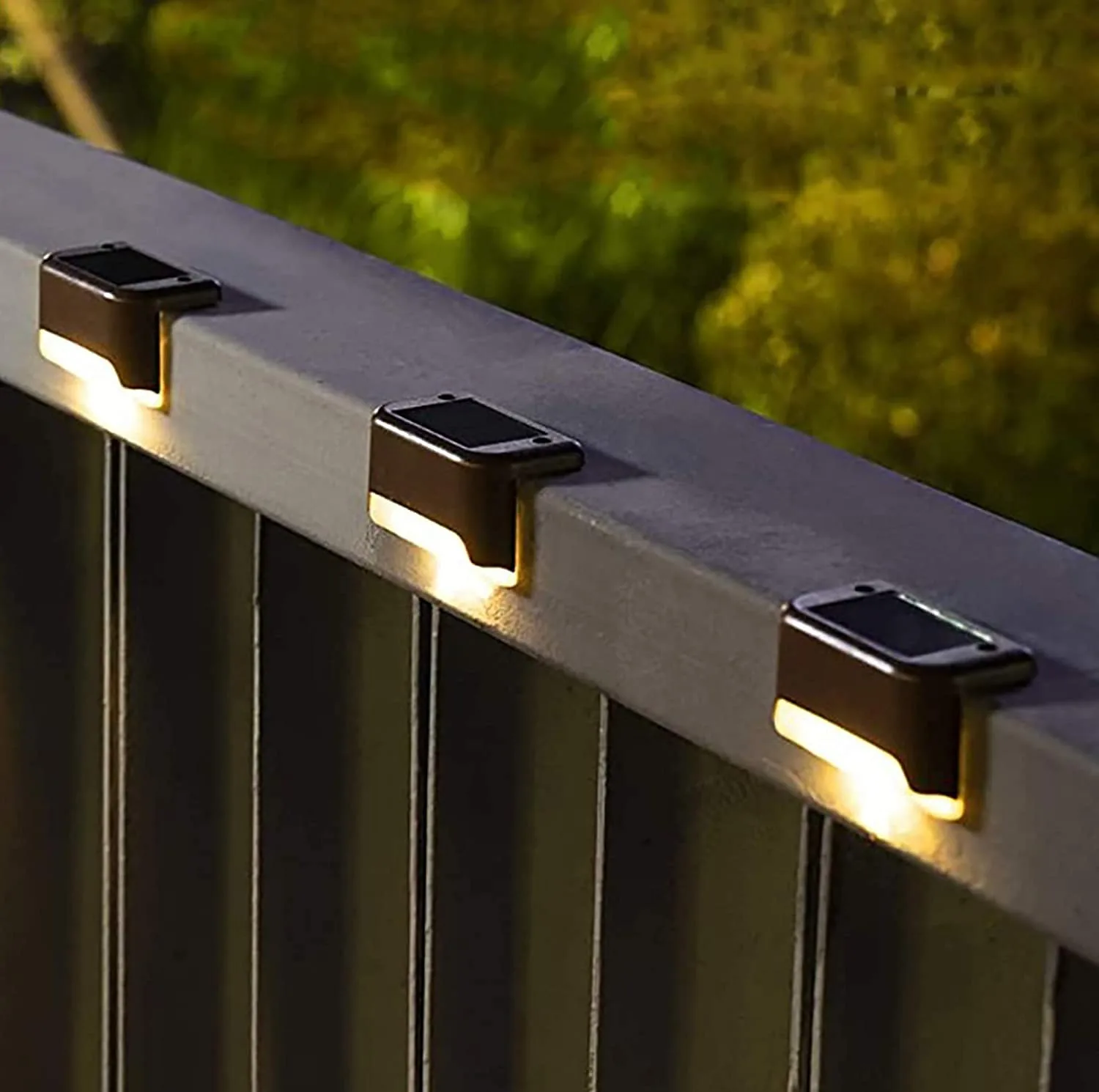 چراغ پارکی خورشیدی مدل Solar Deck بسته 4 عددی