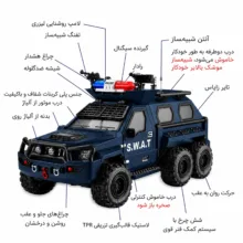 ماشین بازی مدل تایگر طرح خودروی زرهی مقیاس 1:24