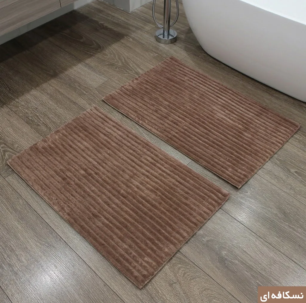 پادری وینوما مدل 4 لایه حمام و سرویس بهداشتی طرح مخمل ویژه سایز 45×70 سانتی متر بسته 2 عددی
