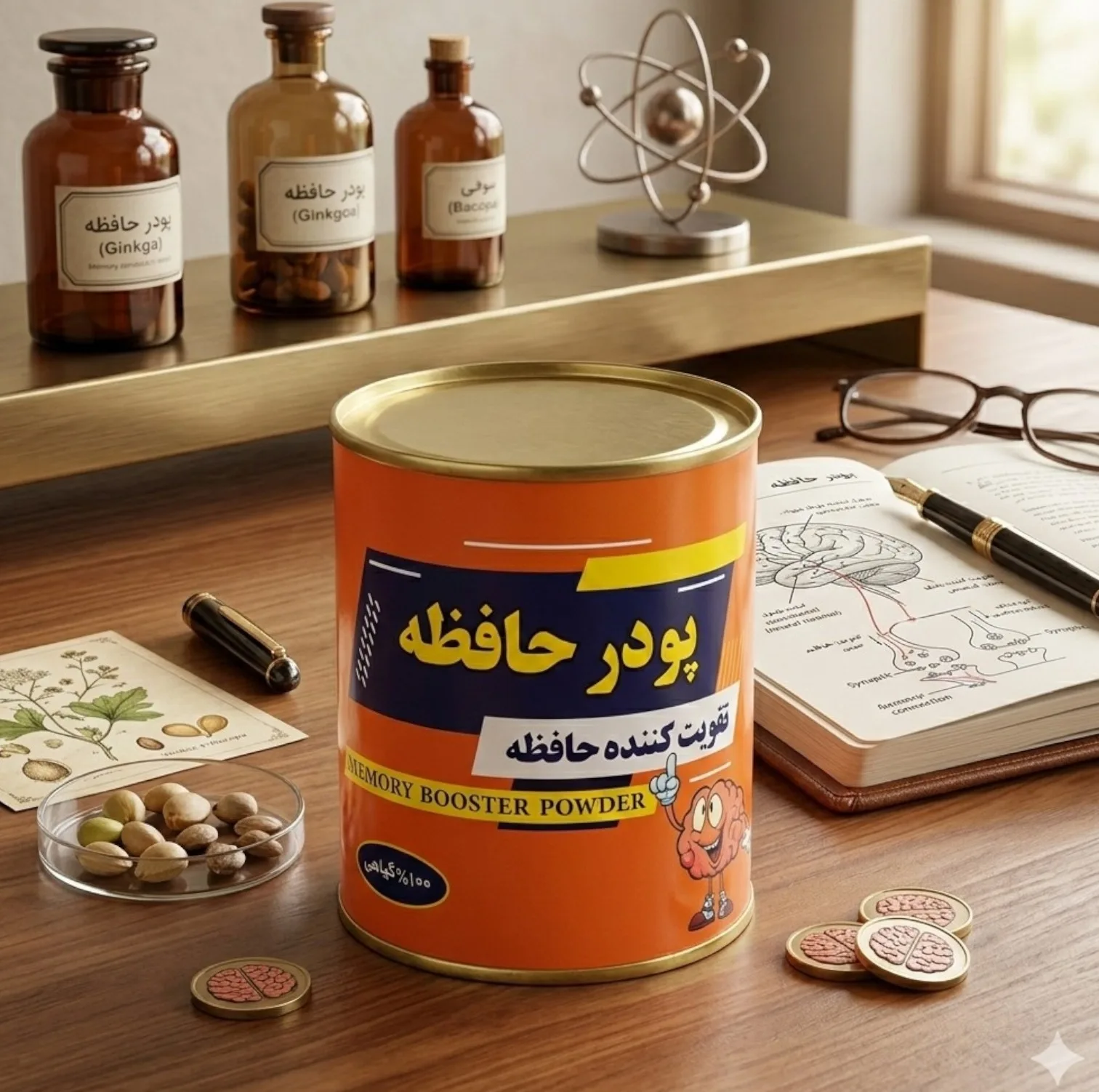 پودر تقویت کننده حافظه - 200 گرم