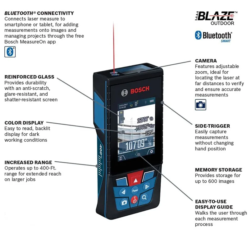 متر لیزری بوش مدل  PRO GLM400C