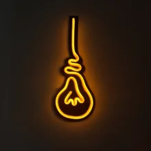 چراغ نئونی مدل لامپ