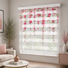 پرده زبرا بازرگانی زیو مدل Rg1002 سایز 150 × 200 سانتی‌متر
