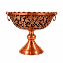 میوه خوری مسی مدل قلم کاری