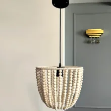 لوستر تزئینی مدل مراکشی چوبی کد 3030