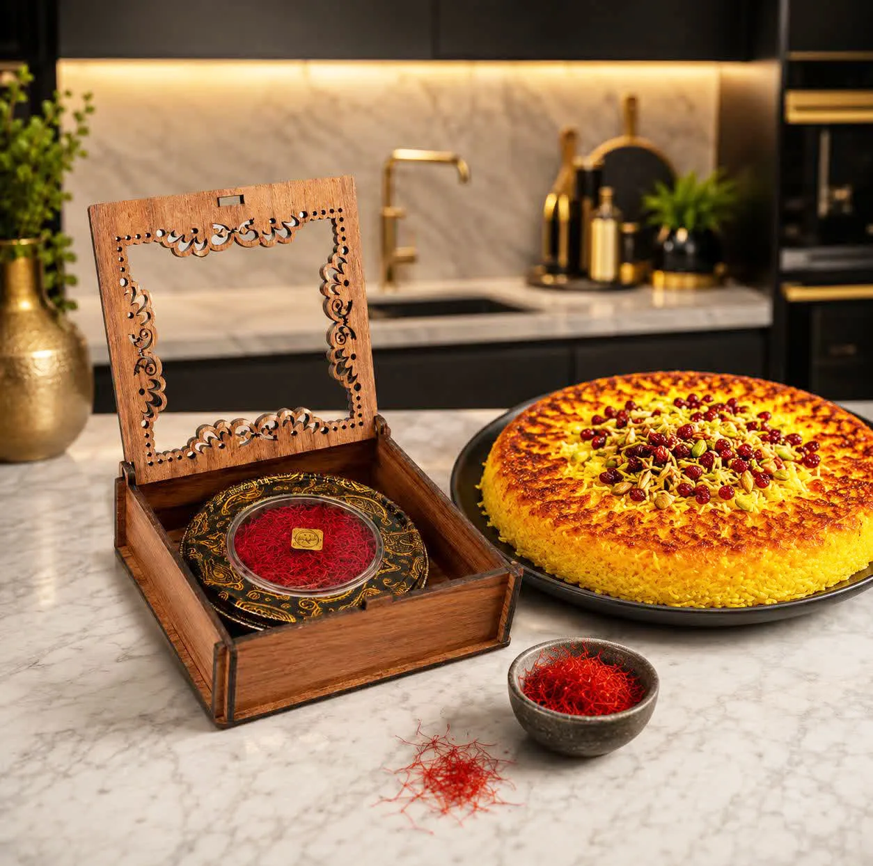 زعفران نگین هدیه قائنات شاپ - 1 مثقال