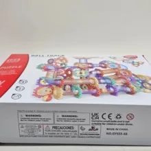 ساختنی 186 تکه ناب سل مدل پازل چرخ دنده مسیرگوی 186PCS/PIECES PUZZLE BALL TRACK PLAY AND LEARN
