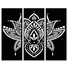 شابلون کد SP8461 مجموعه 3 عددی