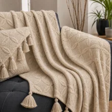 شال مبل و تخت مدل ترک برگینه سایز 143*300 سانتی‌متر