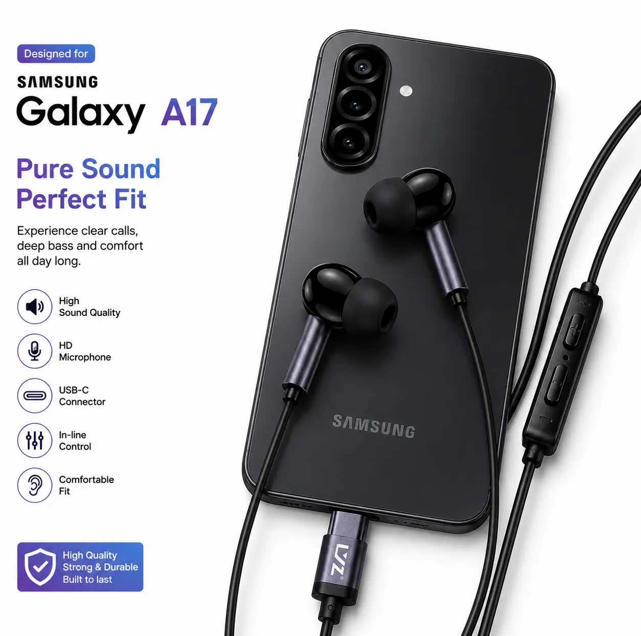هندزفری Type-C صوفیا مدل Galaxy A17