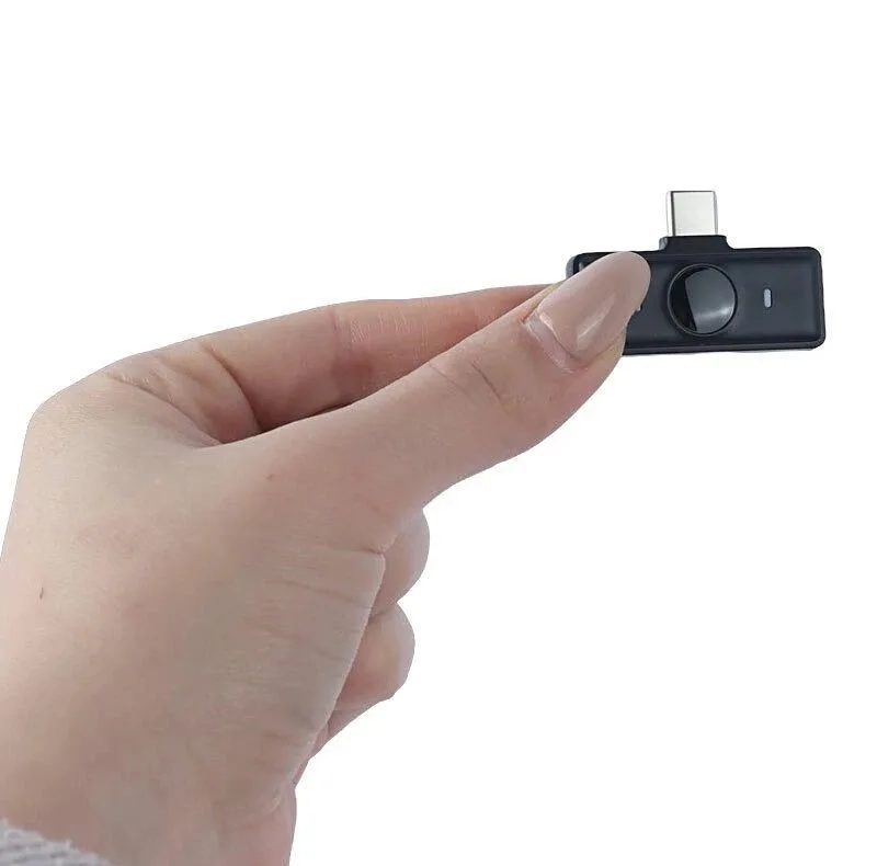 میکروفون یقه‌ای بی‌سیم  مدل SH20 با درگاه USB Type-C