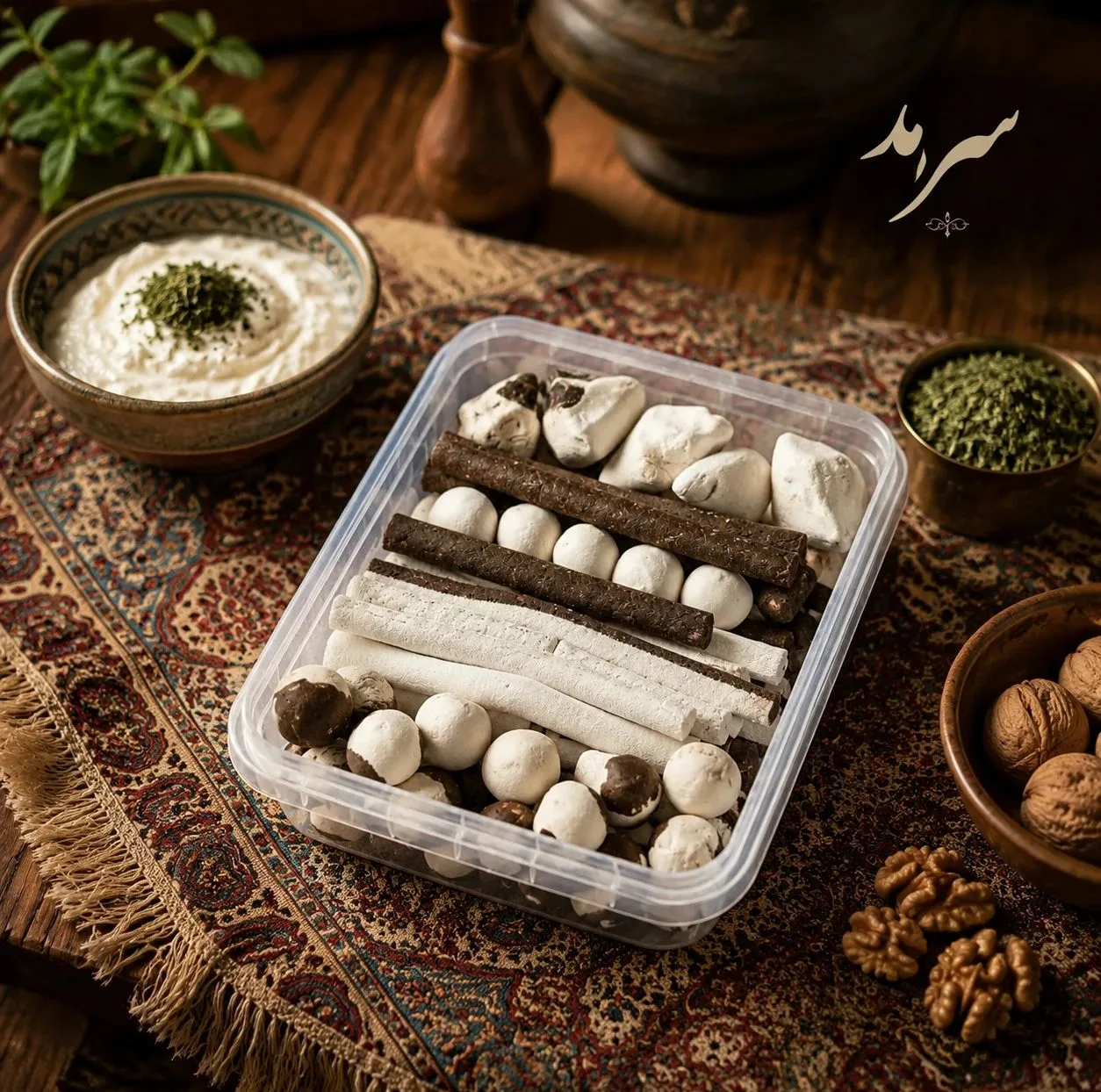 کشک پذیرایی سرمد - 500 گرم بسته 4 عددی