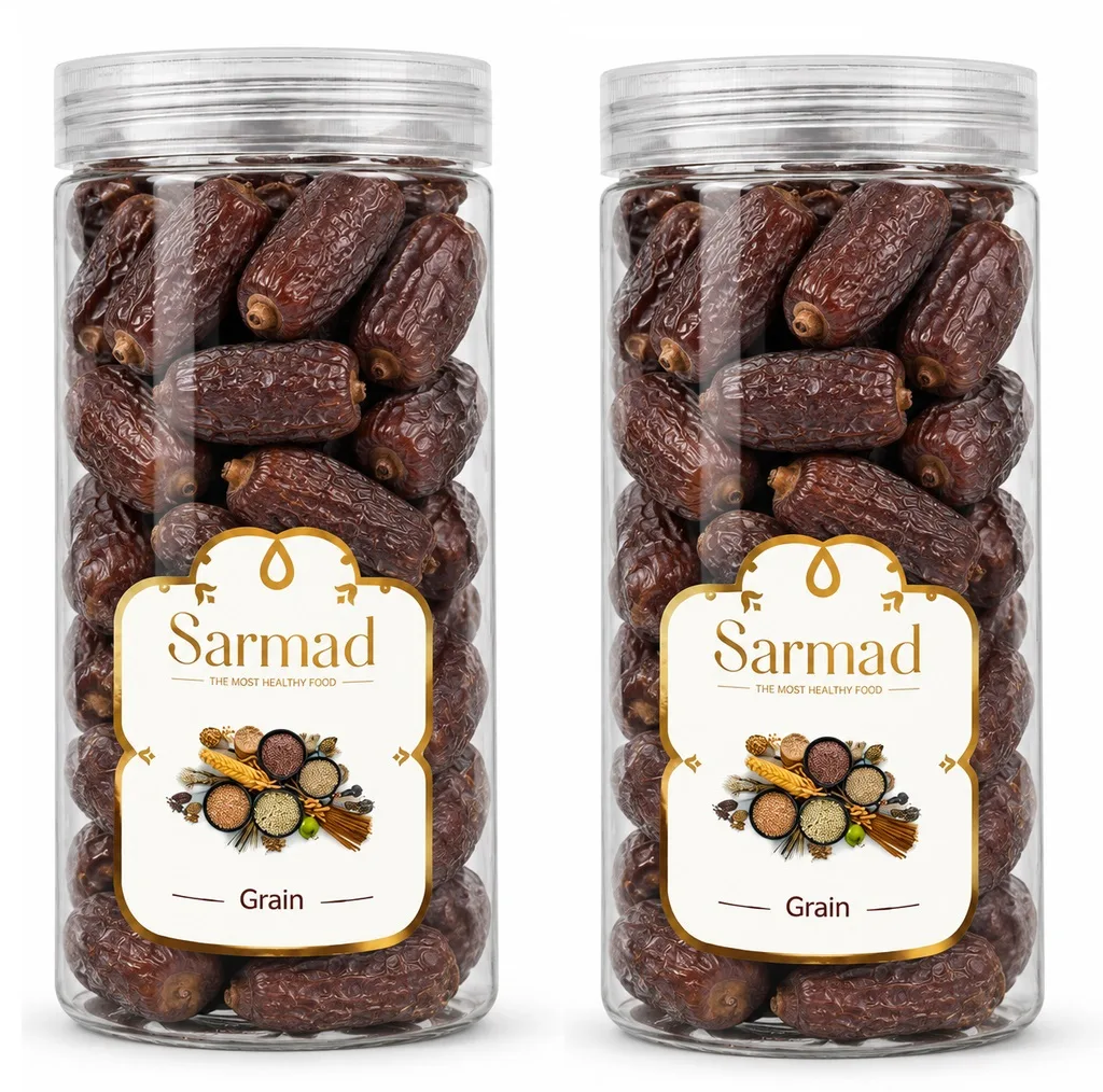 خرما خشک پیارم سرمد - 400 گرم بسته 2 عددی