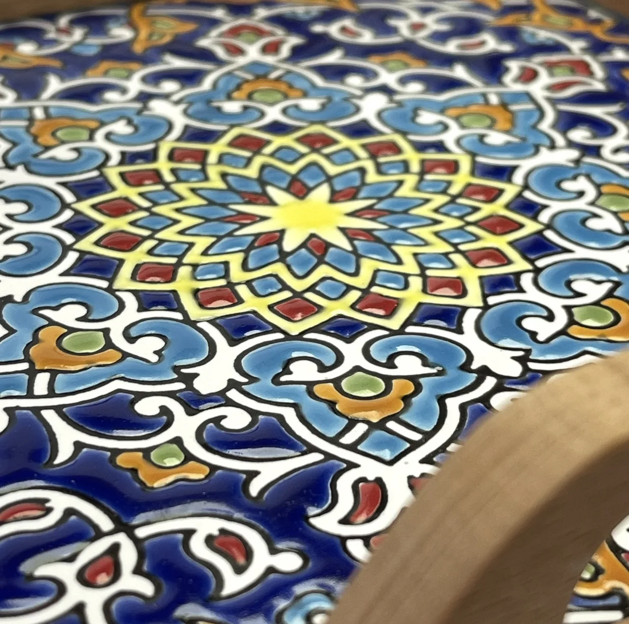 سینی کاشی کاری مدل هندسی