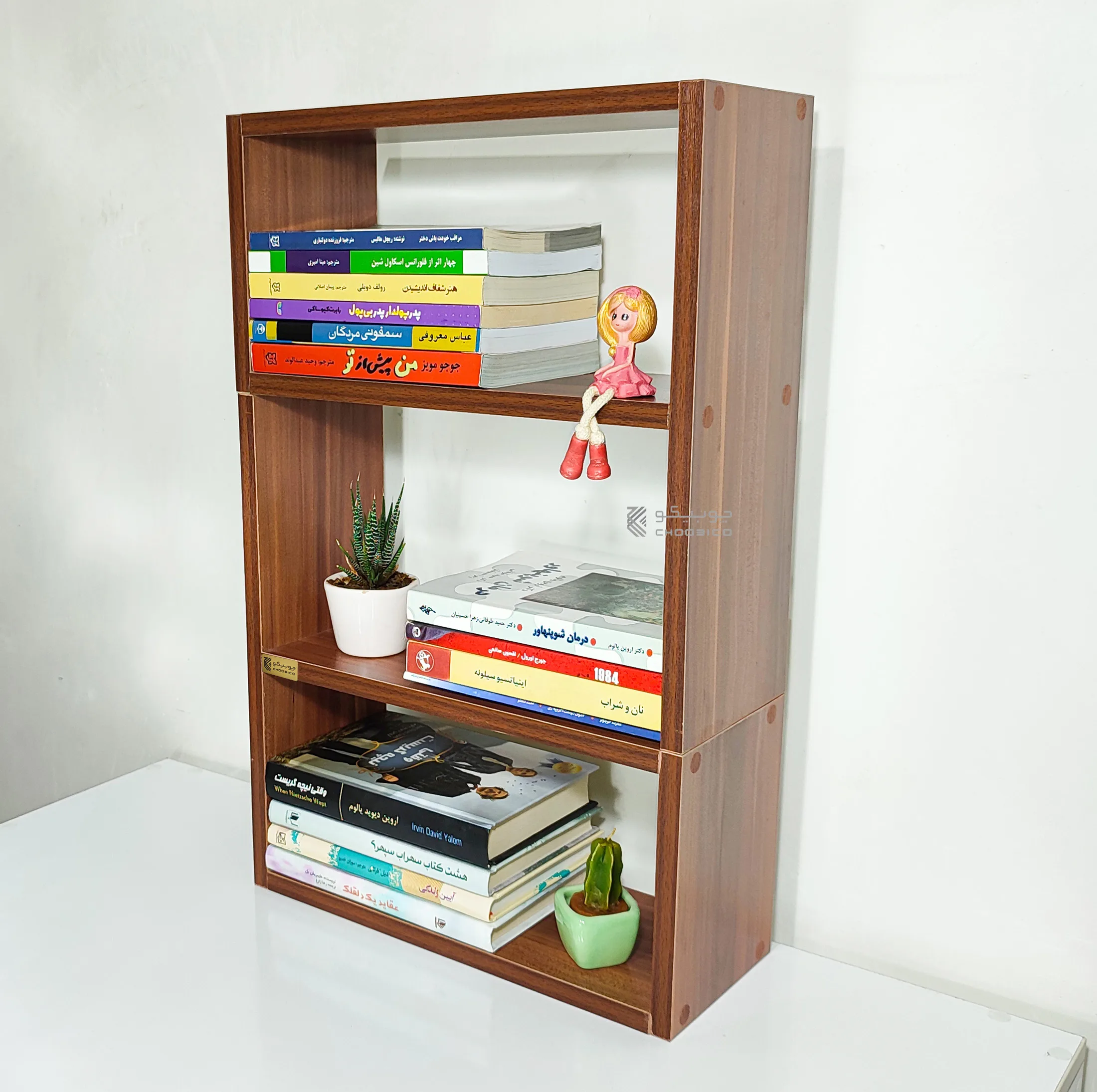 کتابخانه رومیزی چوبیکو مدل bookSelf1