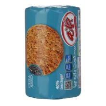 بیسکویت دانه چیا حاوی پودر نارگیل جمانه – 165 گرم