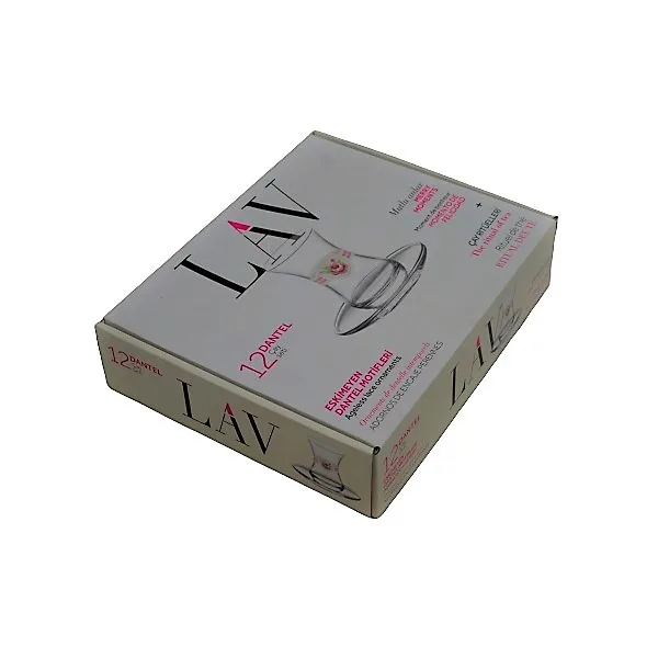 ست فنجان و نعلبکی 12 پارچه لاو مدل DANTEL PEMBES1