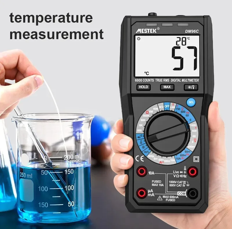مولتی متر دیجیتال مستک مدل DM96C