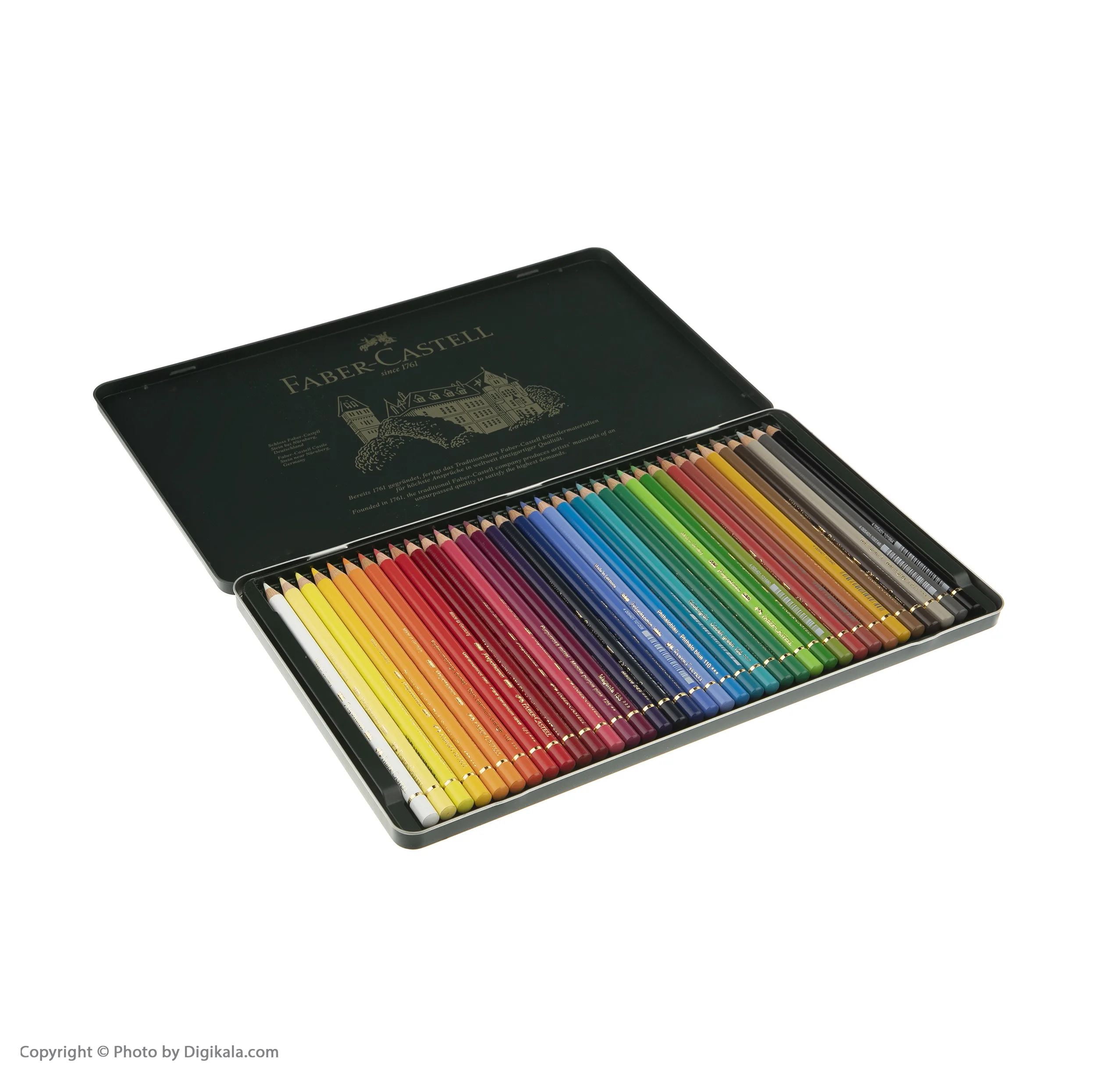 مداد رنگی 36 رنگ فابر کاستل مدل Polychromos
