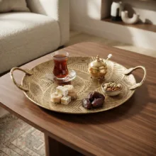 سینی دسته دار مدل 36880 سایز 36x29 سانتی‌متر