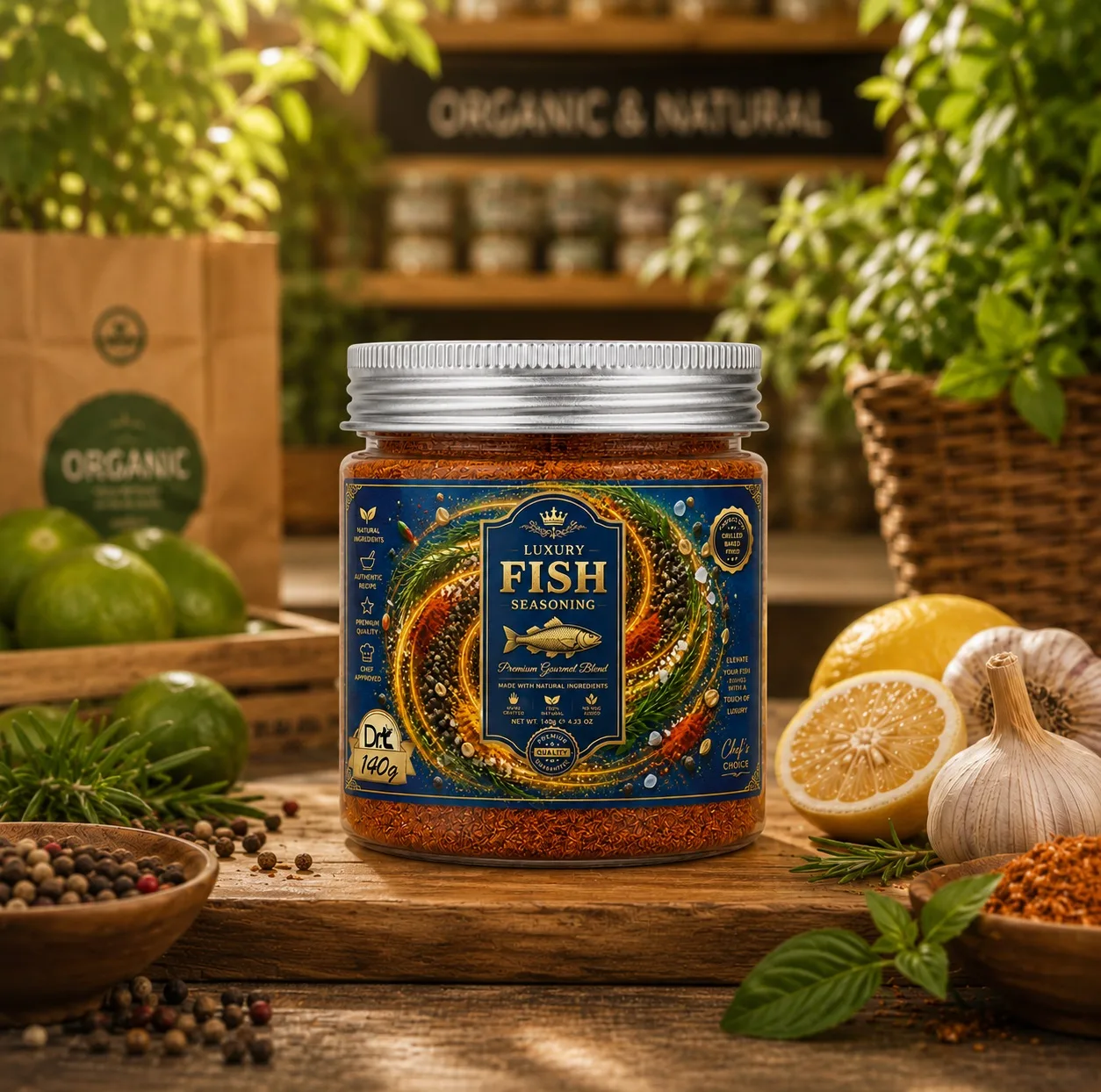 ادویه گوشت، ادویه مرغ، ادویه ماهی و چاشنی سبزیجات دکترتی - 620 گرم