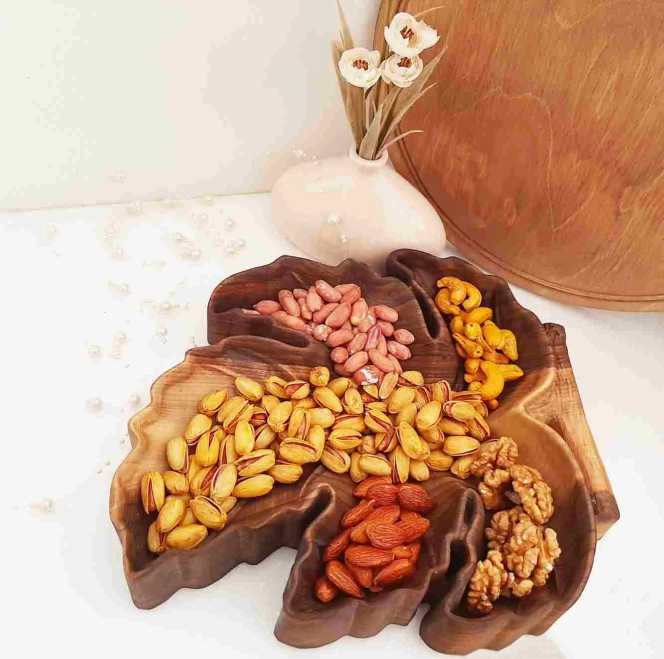 اردور خوری مدل چوبی طرح برگ کد ۰۵
