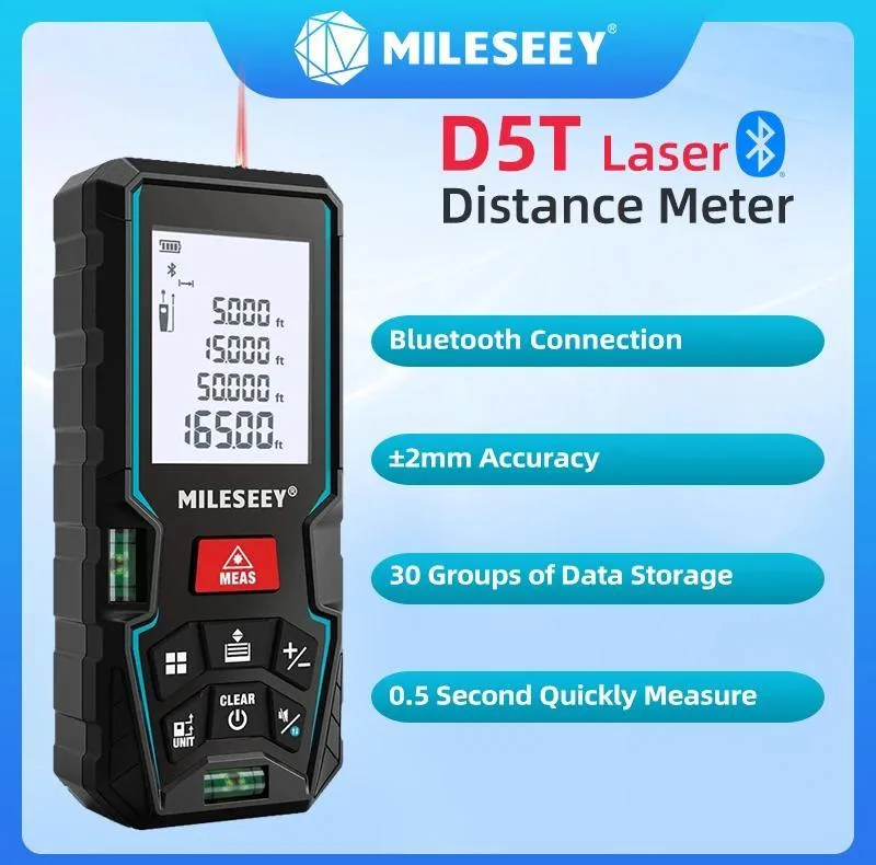 متر لیزری مایلسی مدل D5T-50M