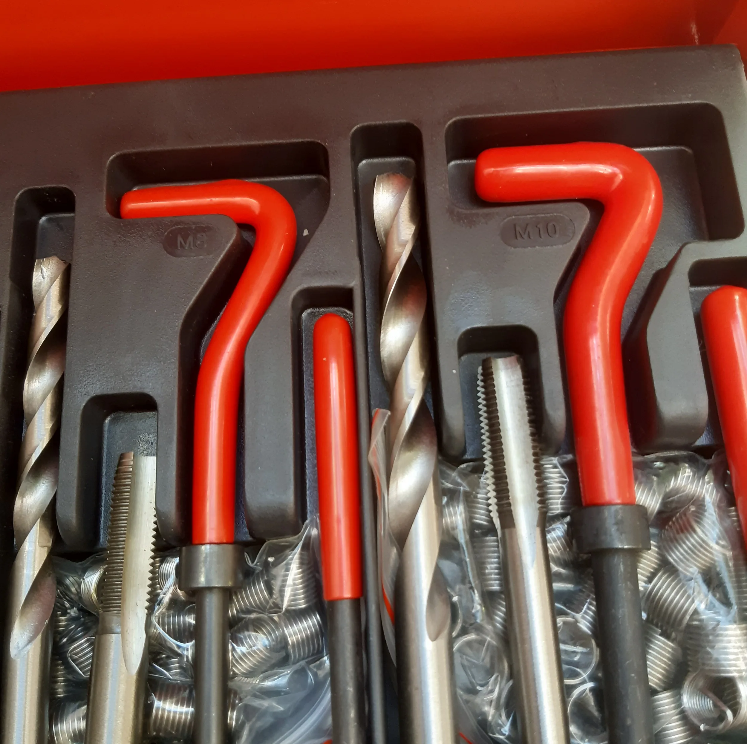 قلاویز و مته هلی کویل مدل JHPU1-5-12MM مجموعه 131 عددی