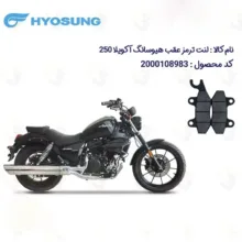 لنت ترمز عقب موتورسیکلت مدل Aquila 249 مناسب برای هیوسانگ آکویلا نیوفیس 250