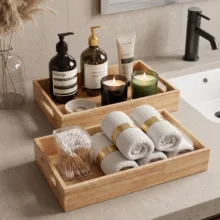 سینی دسته دار مدل پذیرایی کد B 02 سایز 16*24 سانتی‌متر