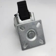 چرخ گردان ترمزدار کفی دار مدل گوریلا طرح دوقلو کد YPT-KAFI-2GHOLO-50MM