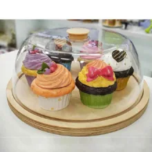 کیک‌خوری بامبو کد AT 836 با بدنه ضدآب و قابل حمل برای پذیرایی کیک و کاپ کیک