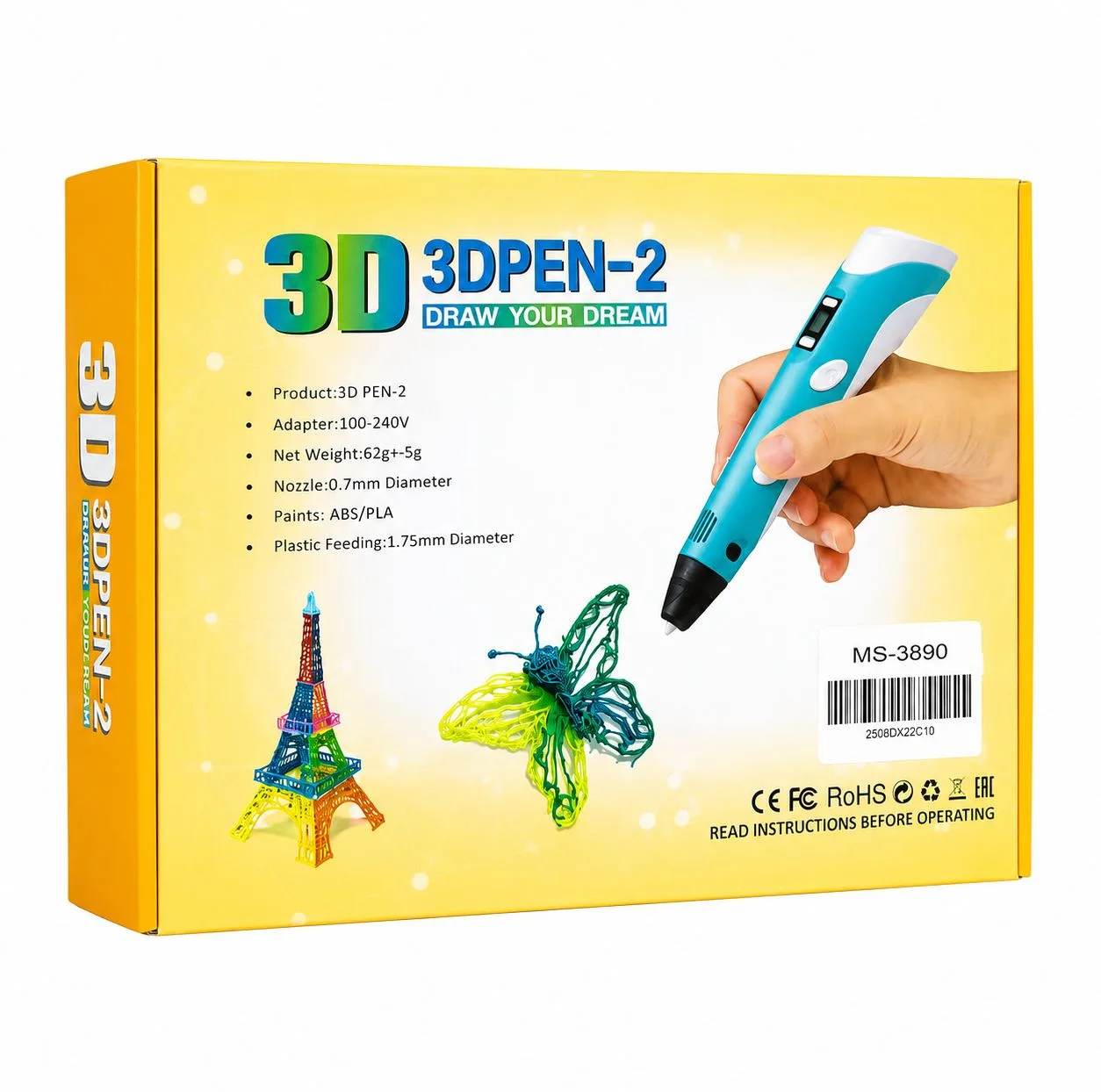 اسباب بازی مدل قلم سه بعدی 3D PEN-2