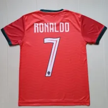ست تی شرت و شلوارک ورزشی پسرانه پرتغال مدل رونالدو Home 2026