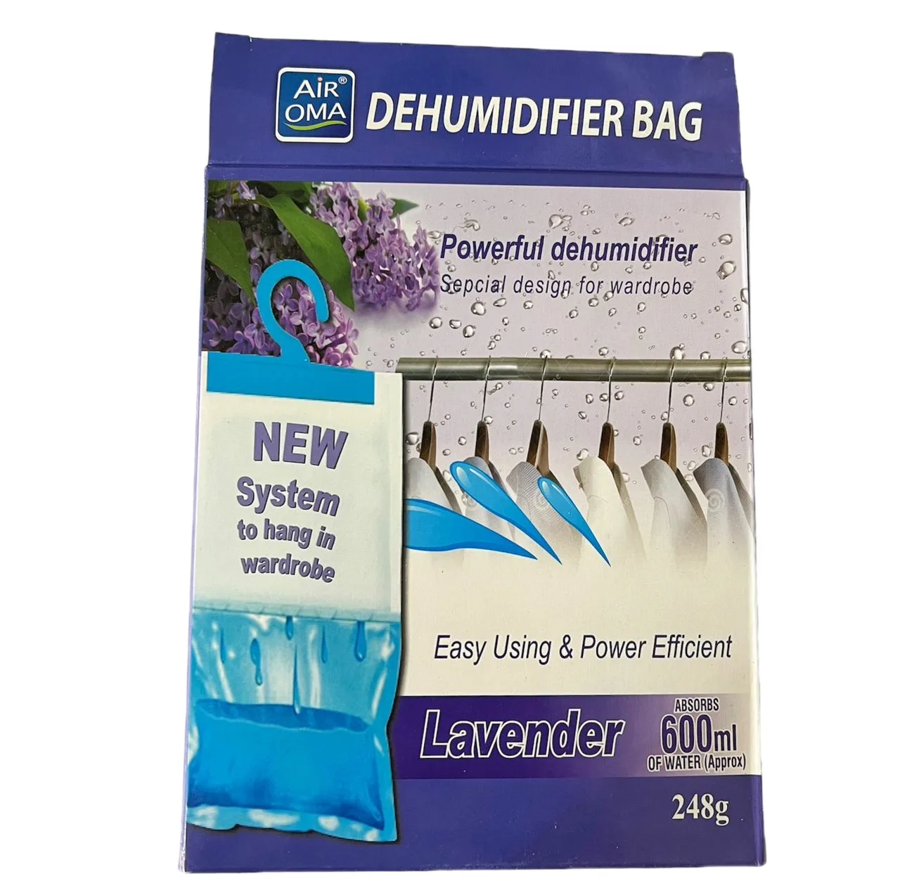 رطوبت گیر ایر اوما مدل Lavender حجم 600 میلی لیتر