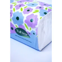 دستمال کاغذی 250 برگ فول تایم مدل دولایه اقتصادی کد M57 بسته 3 عددی