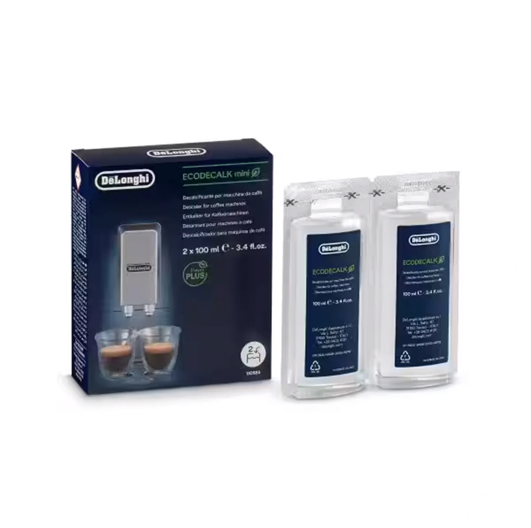 مایع تمیز کننده قهوه ساز دلونگی مدل ECODECALK mini