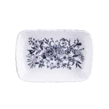 مرغ‌خوری سرامیکی گلد کیش مدل GK701134-1 طرح لوتوس قابل شست‌وشو در ماشین ظرفشویی