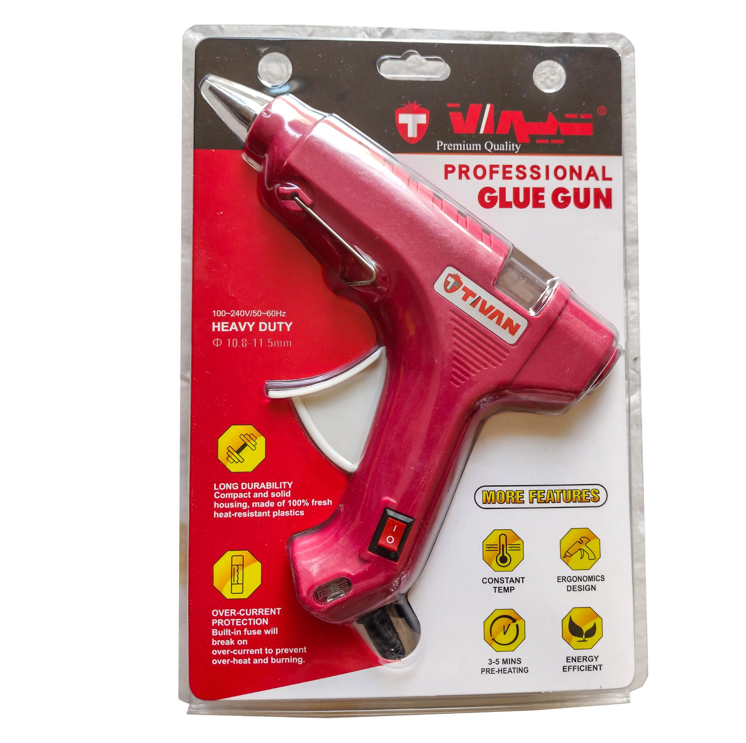 دستگاه چسب حرارتی تیوان مدل PROFESSIONAL GLUE GUN